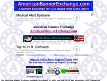 Tablet Screenshot of americanbannerexchange.com
